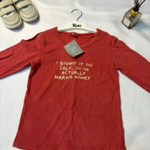 Rust Red 'Bought It On Sale' Graphic Tee - Birdy and Bean