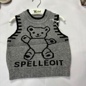 Teddy Bear Sweater Vest - Birdy and Bean