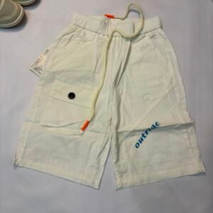 White Cargo Shorts (Outride) - Birdy and Bean