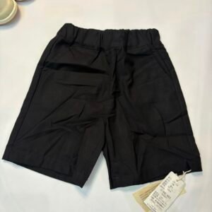 Black Elastic-Waist Shorts - Birdy and Bean