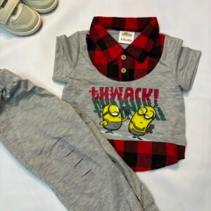 Minions Plaid-Collar Set - Birdy and Bean
