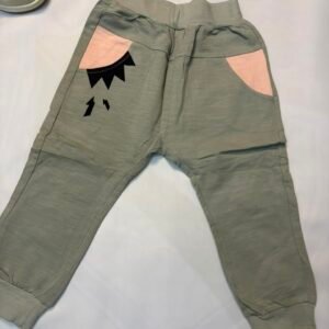 Sage Monster Pocket Joggers - Birdy and Bean