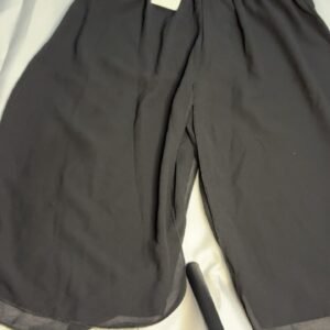 Black Wide-Leg Culottes