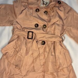 Pink Belted Trench Coat